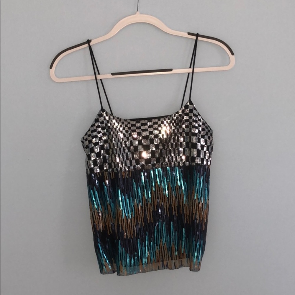 Zara sequin tank! Size S